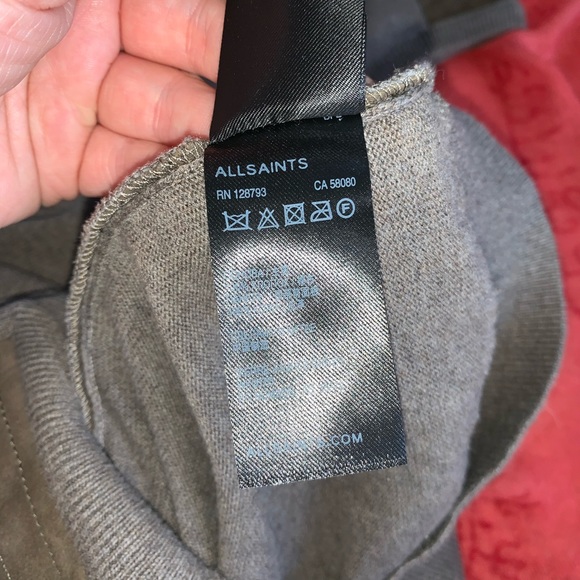 Allsaints Sierre Jumper Dress Brown Size 4 - Picture 12 of 13